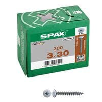 SPAX Rückwandschrauben »T10 Flachkopf WIROX« 3 x 30 mm 300 Stück