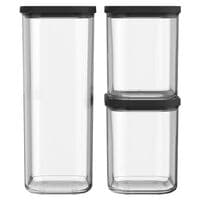 MEPAL 3-tlg. Vorratsdosen-Set Modula 2 L / 1.5 L / 1 L