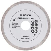 BOSCH Diamant-Trennscheibe 11.5 cm