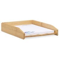 relaxdays Briefablage Bambus 25 x 33  x 6 cm, A4 Bambus