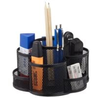 relaxdays Stiftehalter Mesh 7 Fcher