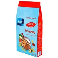 Kölln Früchte Hafer-Müsli ohne Zuckerzusatz 1700 g Vorratspack Kölln Früchte Hafer-Müsli ohne Zuckerzusatz 1700 g Vorratspack
