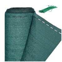 relaxdays Zaunblende 2 x 20 m grn