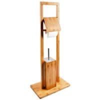 relaxdays WC-Garnitur aus Bambus