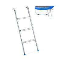 relaxdays Leiter fr Trampolin mit 3 Sprossen