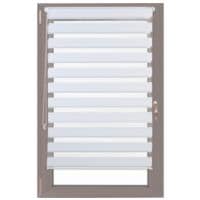 relaxdays Doppelrollo Klemmfix ohne bohren 85x156 cm wei