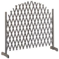 relaxdays Ausziehbare Rankhilfe Holz