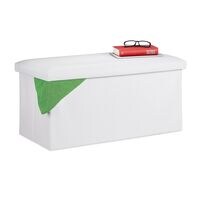 relaxdays Sitzbank aus Kunstleder