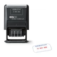 Colop Selbstfärbender Datumstempel »S 260/L3 Gebucht«