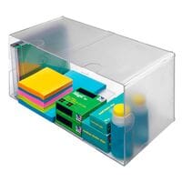 deflecto Aufbewahrungsbox Cube 30,5/15,3/15,3 cm 1 Stck