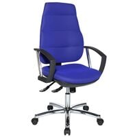 Brostuhl Unni SY Deluxe blau mit Armlehnen
