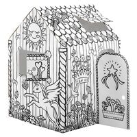 Bankers Box System Bastelset Karton-Spielhaus Einhorn 2-teilig