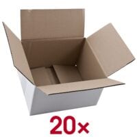 Nestler Wellpapp-Faltkartons 19/22/13,7 cm 20 Stck