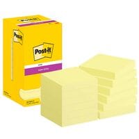12x Post-it Super Sticky Haftnotizblock Super Sticky Notes 7,6 x 7,6 cm, 1080 Blatt gesamt, gelb 12x Post-it Super Sticky Haftnotizblock Super Sticky Notes 7,6 x 7,6 cm, 1080 Blatt gesamt, gelb