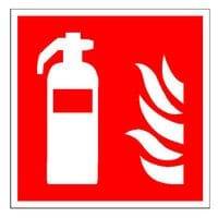 Safety Marking Brandschutzschild Feuerlscher 20,0 x 20,0 cm Aluminium 1 Stck