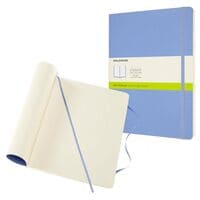 Moleskine Notizbuch Classic Collection flexibler Einband ca. DIN A4 blanko hortensienblau