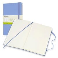 Moleskine Notizbuch Classic Collection fester Einband ca. DIN A5 blanko hortensienblau