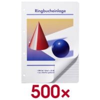 Ringbucheinlage A4 liniert 500 Stck