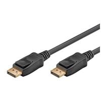 goobay Displayport-Kabel DisplayPort 2.1 schwarz 1.0 m
