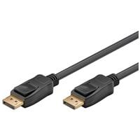 goobay Displayport-Kabel DisplayPort 1.4 schwarz 3.0 m