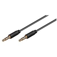 goobay Audio-Kabel 3,5 mm schwarz 1.5 m