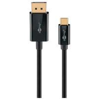 goobay Adapterkabel USB-C 3.1/DisplayPort schwarz 3.0 m