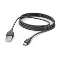Hama USB-Kabel USB A schwarz 3.0 m