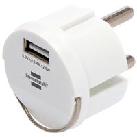 Brennenstuhl Ladeadapter USB-A 12W Power Adapter USB C, Steckdose