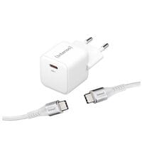 Intenso GaN-Ladeadapter W30C + C315C USB-C Kabel USB C, Steckdose