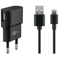 goobay Ladekabel mit Adapter USB A 1.0 m