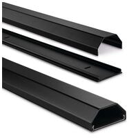 Hama Kabelkanal eckig Alu 1.1 m schwarz