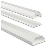 Hama Kabelkanal eckig Alu 1.1 m wei