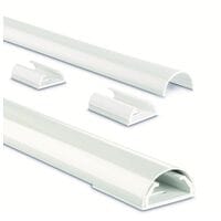 Hama Kabelkanal halbrund Alu 1.1 m wei