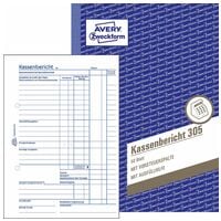 Avery Zweckform Kassenbericht 305 A5 4+1 Stck