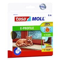 tesa Fenster-Dichtungsband �tesamoll&reg; E-Profil� 9.0 mm/6.0 m