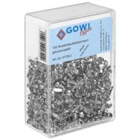 GOWI Office Musterbeutelklammern Rundkopf 1000 Stck