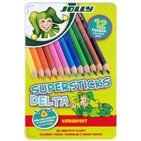 JOLLY Buntstifte SUPERSTICKS DELTA 12 Stck