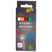 folia Kreidemarker FRESH COLOURS 1  - 2 mm 4 Kreidemarker gelb / rot / blau / grn / wei
