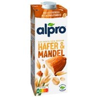 alpro 8er-Pack Hafer-Mandeldrink Calcium und Vitaminen 1 l
