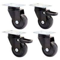 WAGNER design yourself M�belrollen-Set �RO 2252� 4 St�ck schwarz