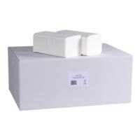 Papierhandtcher Green Hygiene 2-lagig, hochwei, 23 cm x 21 cm aus Cellulose mit Z-Falzung - 3000 Blatt gesamt