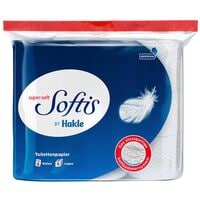 Hakle Toilettenpapier Softis 4-lagig, wei - 9 Rollen