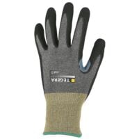 1 Paar Schnittschutzhandschuhe 8807 Infinity Gr��e L Nylon-Spandex mit Nitril/PU-Beschichtung grau / schwarz / gelb