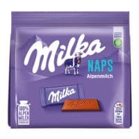 Milka 23er-Pack Mini-Schokoladentafeln Naps Alpenmilch 119 g
