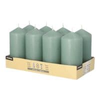 Papstar 8er-Pack Stumpenkerzen 10 cm Papstar 8er-Pack Stumpenkerzen 10 cm