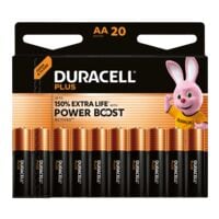 Duracell 20er-Pack Batterien Plus Power Boost Mignon / AA