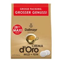 Dallmayr Kaffeepads 28er-Pack Crema d�Oro mild+fein