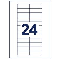 Avery Zweckform Namens-Etiketten klebstofffrei wei 64,0 x 22,0 mm 240 Stck