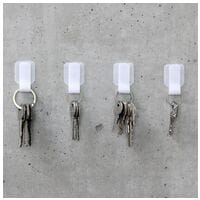 Klettkabelbinder WALL STRAPS PRO 0.09 m wei