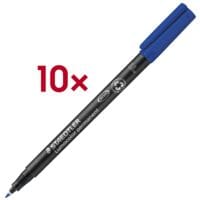 10x STAEDTLER Folienstifte Lumocolor® 318 permanent F - Rundspitze, Strichstärke 0,6 mm 10x STAEDTLER Folienstifte Lumocolor® 318 permanent F - Rundspitze, Strichstärke 0,6 mm